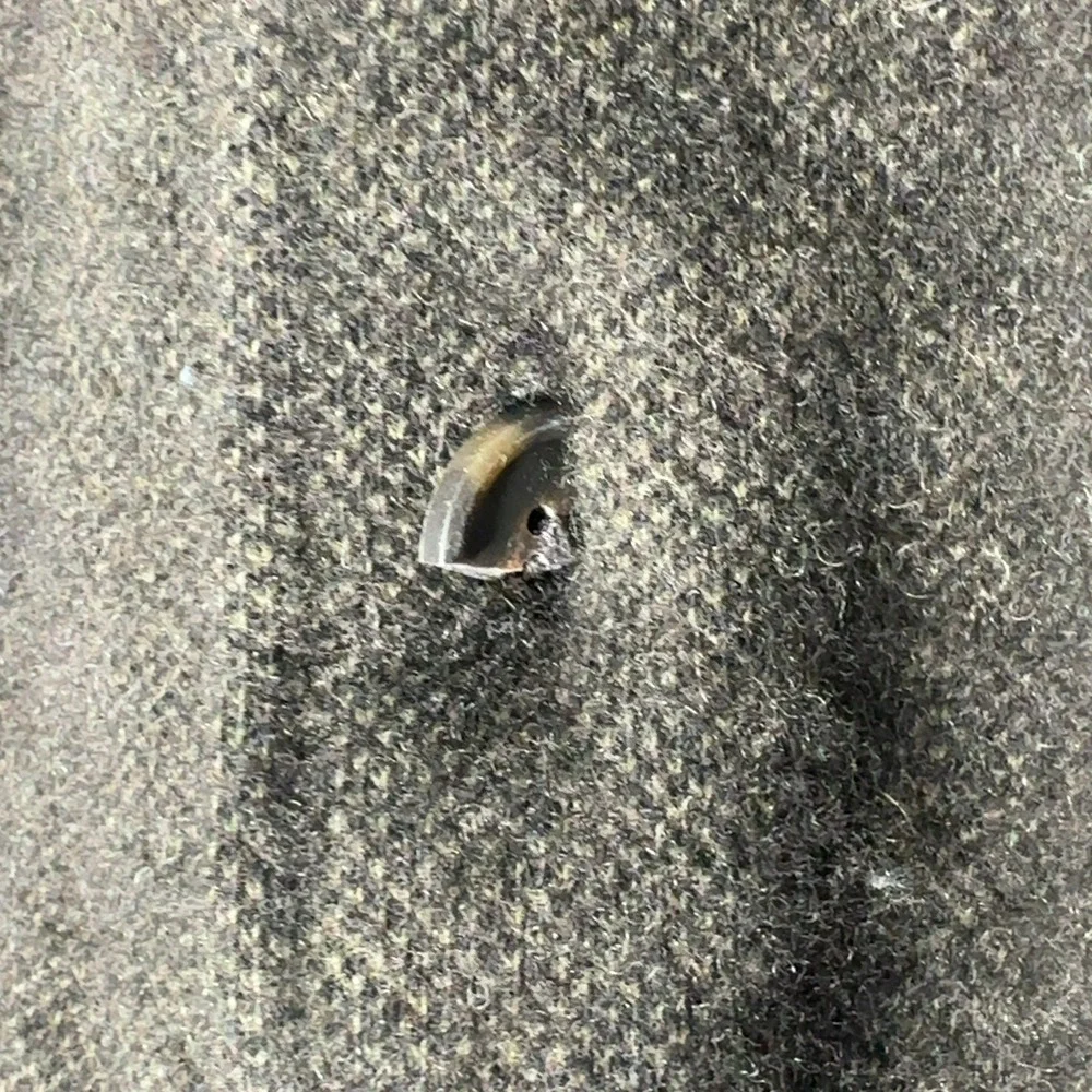 Banana Republic Bomber Sweater Mens L‎ Brown Button Up Wool Blend
